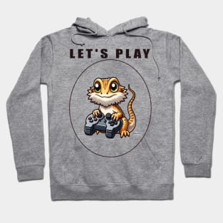 Bearded Dragon Dad Video Game Hoodie